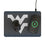 West Virginia University Mountaineers Linen 15-Watt Wireless Charger and Mouse Pad