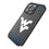 West Virginia University Mountaineers Linen Bling Phone Case for Apple iPhone