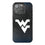 West Virginia University Mountaineers Linen Bling Phone Case for Apple iPhone