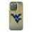 West Virginia University Mountaineers Linen Bling Phone Case for Apple iPhone