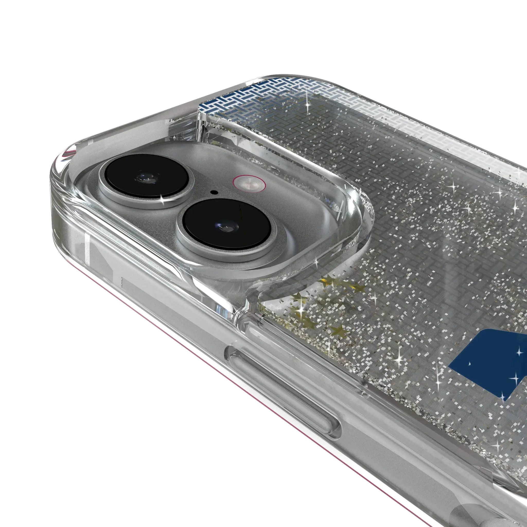 West Virginia University Mountaineers Linen Glitter Phone Case