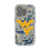 West Virginia University Mountaineers Paisley Clear Phone Case for Apple iPhone