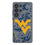 West Virginia University Mountaineers Paisley Clear Phone Case for Samsung Galaxy