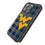 West Virginia University Mountaineers Plaid Bling Phone Case