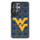 West Virginia University Mountaineers Plaid MagSafe Compatible Phone Case for Samsung Galaxy