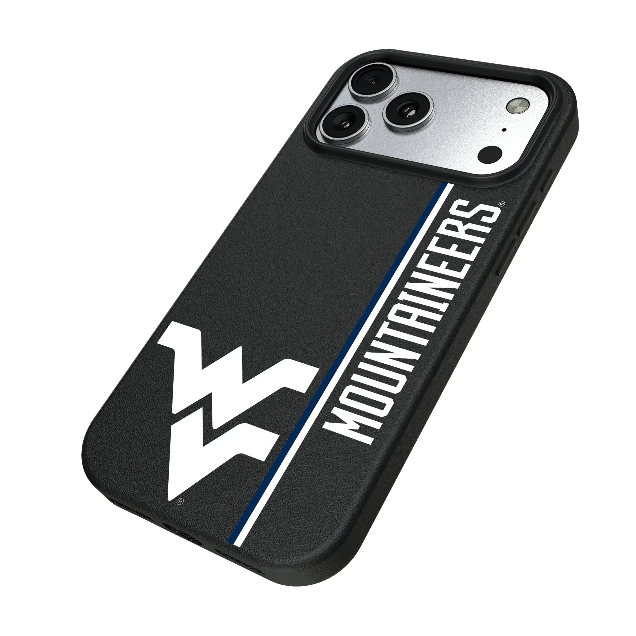 West Virginia University Mountaineers Sidebar MagSafe Compatible Phone Case for Apple iPhone