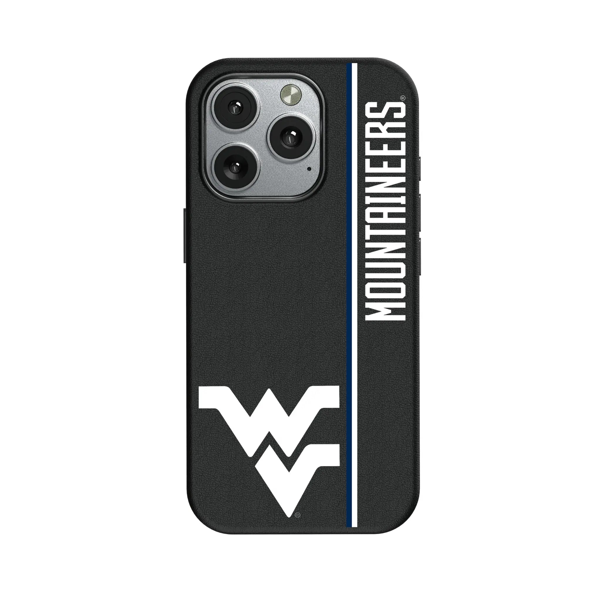 West Virginia University Mountaineers Sidebar MagSafe Compatible Phone Case for Apple iPhone