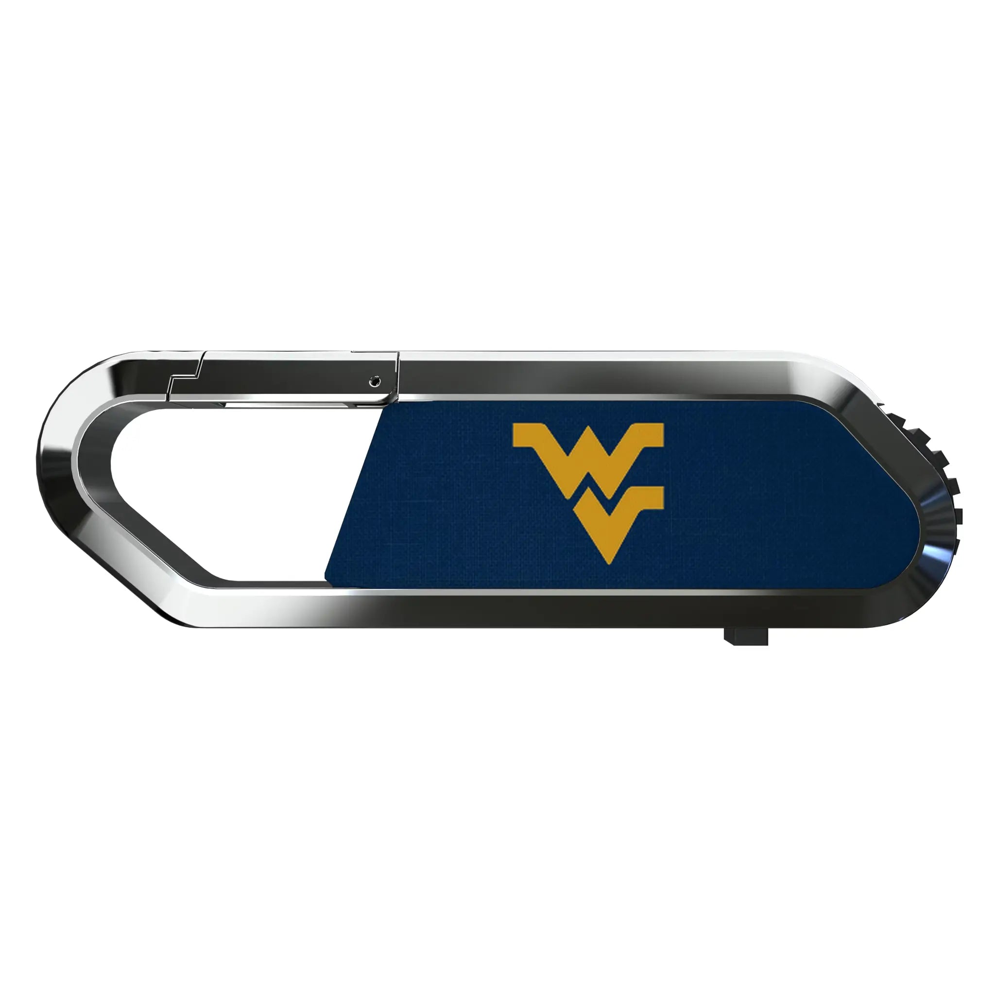 West Virginia University Mountaineers Solid USB 32GB Clip Style Flash Drive