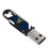 West Virginia University Mountaineers Solid USB 32GB Clip Style Flash Drive