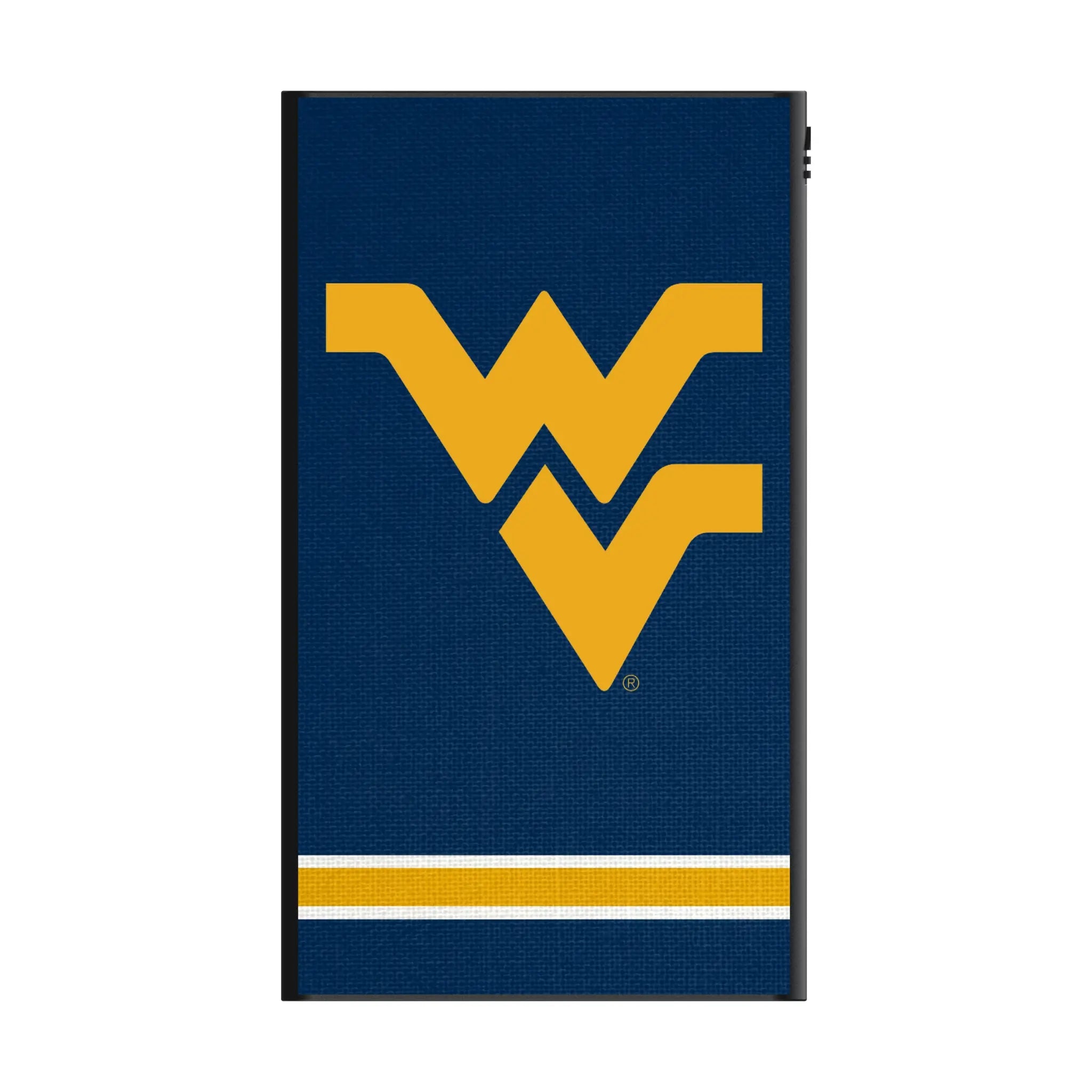 West Virginia University Mountaineers Stripe 5000mAh Flat Powerbank