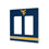 West Virginia University Mountaineers Stripe Hidden-Screw Light Switch Plate