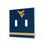 West Virginia University Mountaineers Stripe Hidden-Screw Light Switch Plate