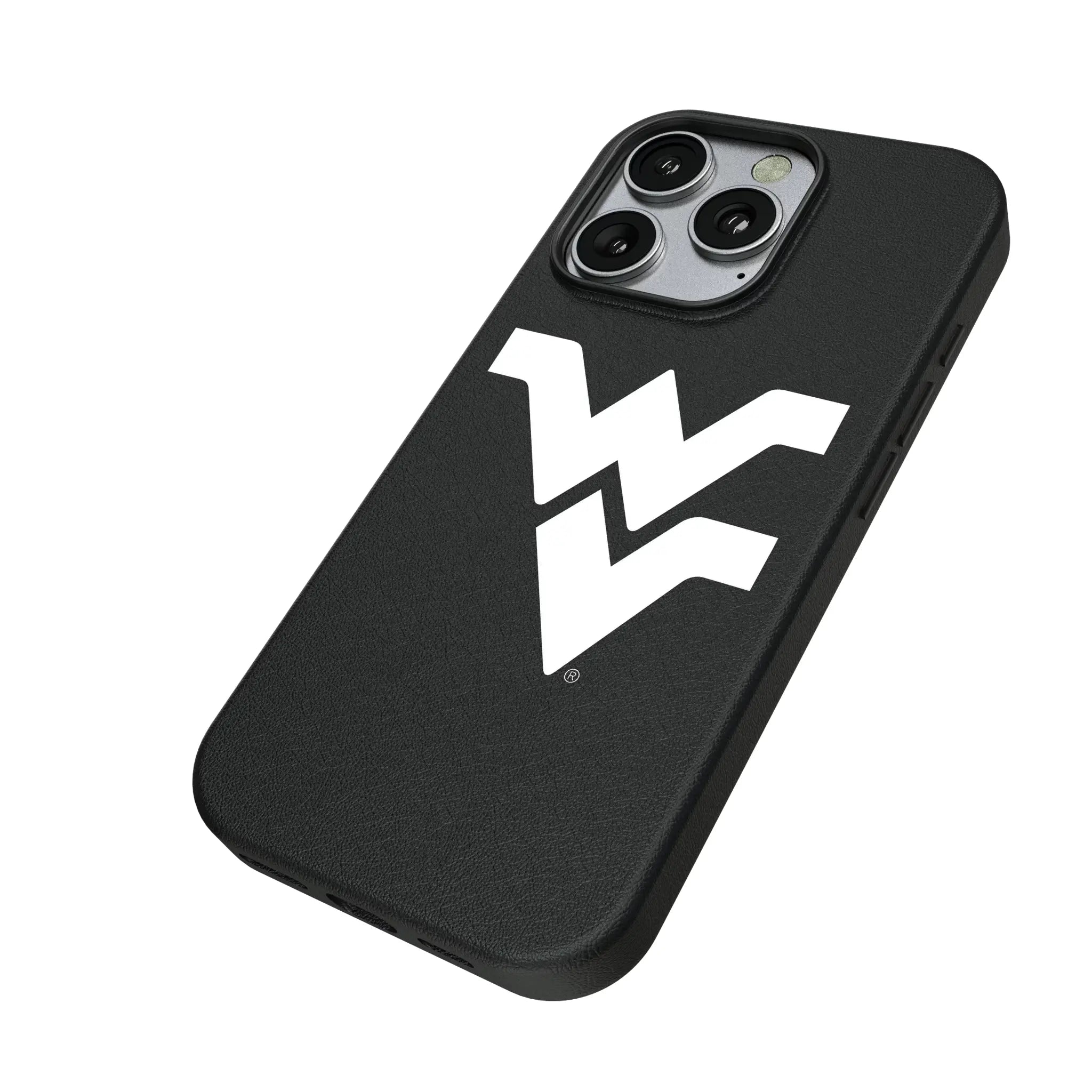 West Virginia University Mountaineers Text Backdrop MagSafe Compatible Phone Case for Apple iPhone
