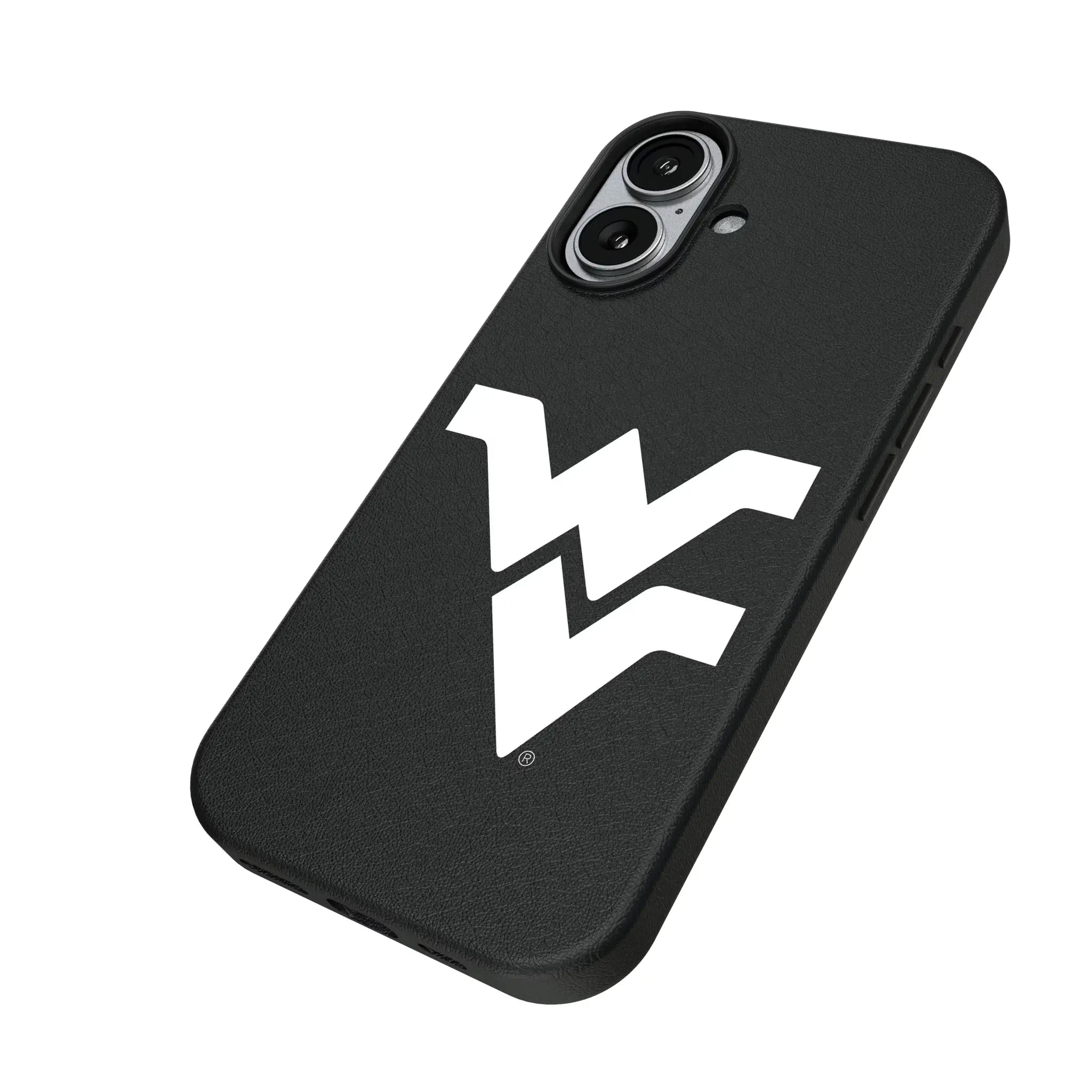 West Virginia University Mountaineers Text Backdrop MagSafe Compatible Phone Case for Apple iPhone