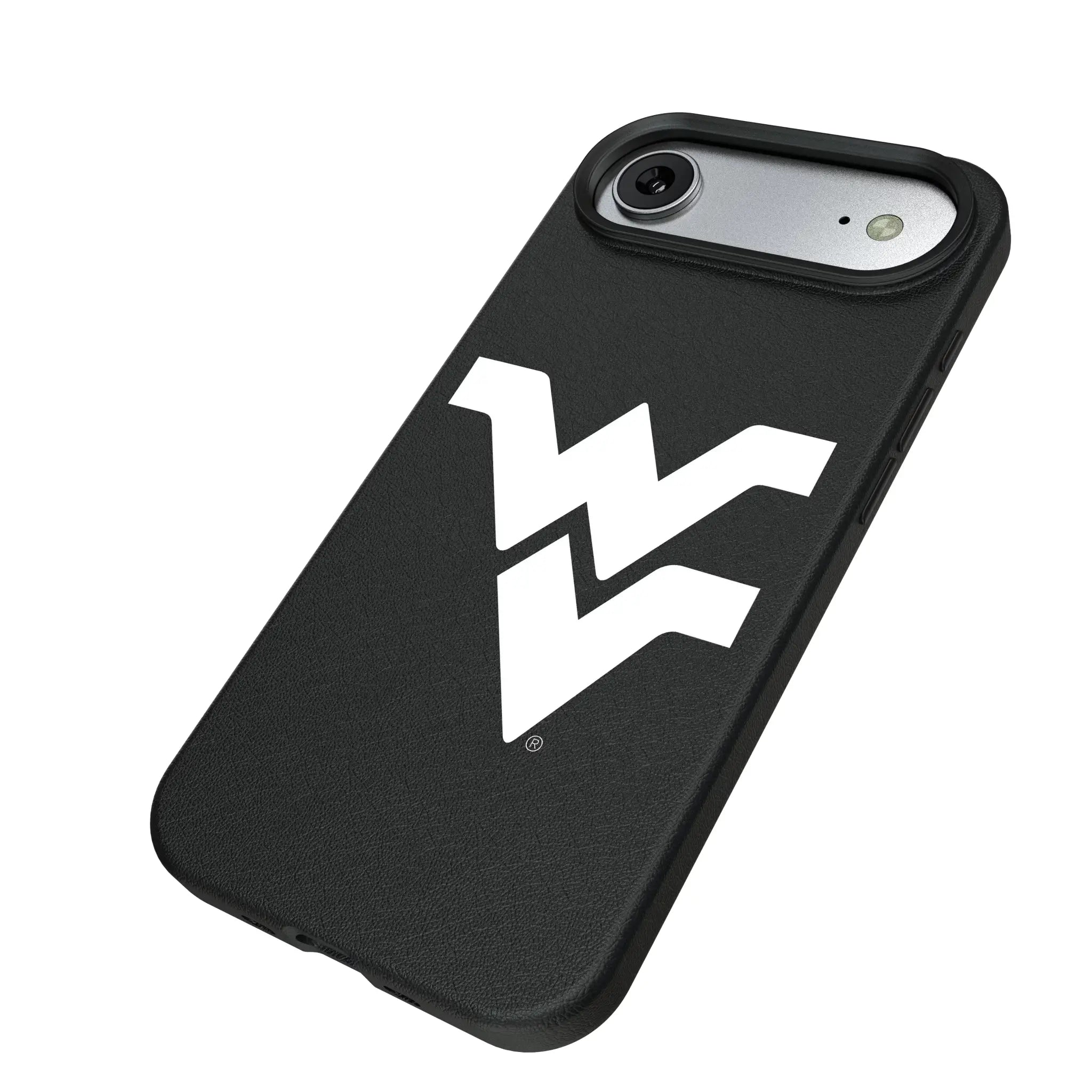 West Virginia University Mountaineers Text Backdrop MagSafe Compatible Phone Case for Apple iPhone