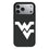 West Virginia University Mountaineers Text Backdrop MagSafe Compatible Phone Case for Apple iPhone