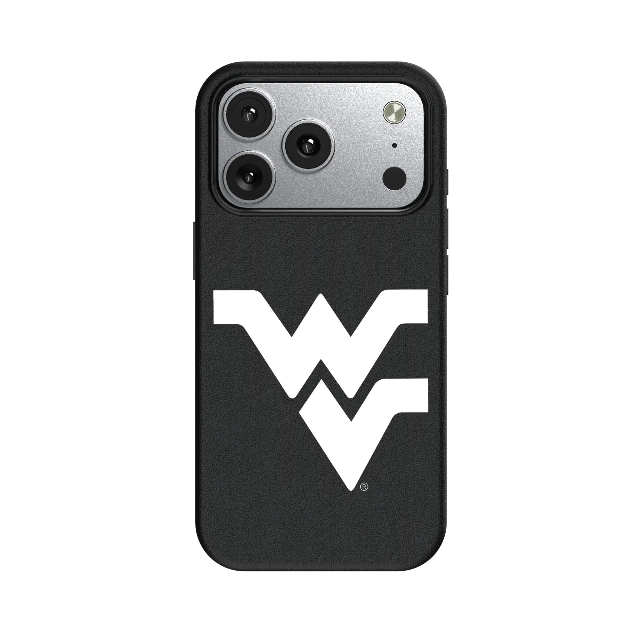 West Virginia University Mountaineers Text Backdrop MagSafe Compatible Phone Case for Apple iPhone