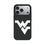 West Virginia University Mountaineers Text Backdrop MagSafe Compatible Phone Case for Apple iPhone