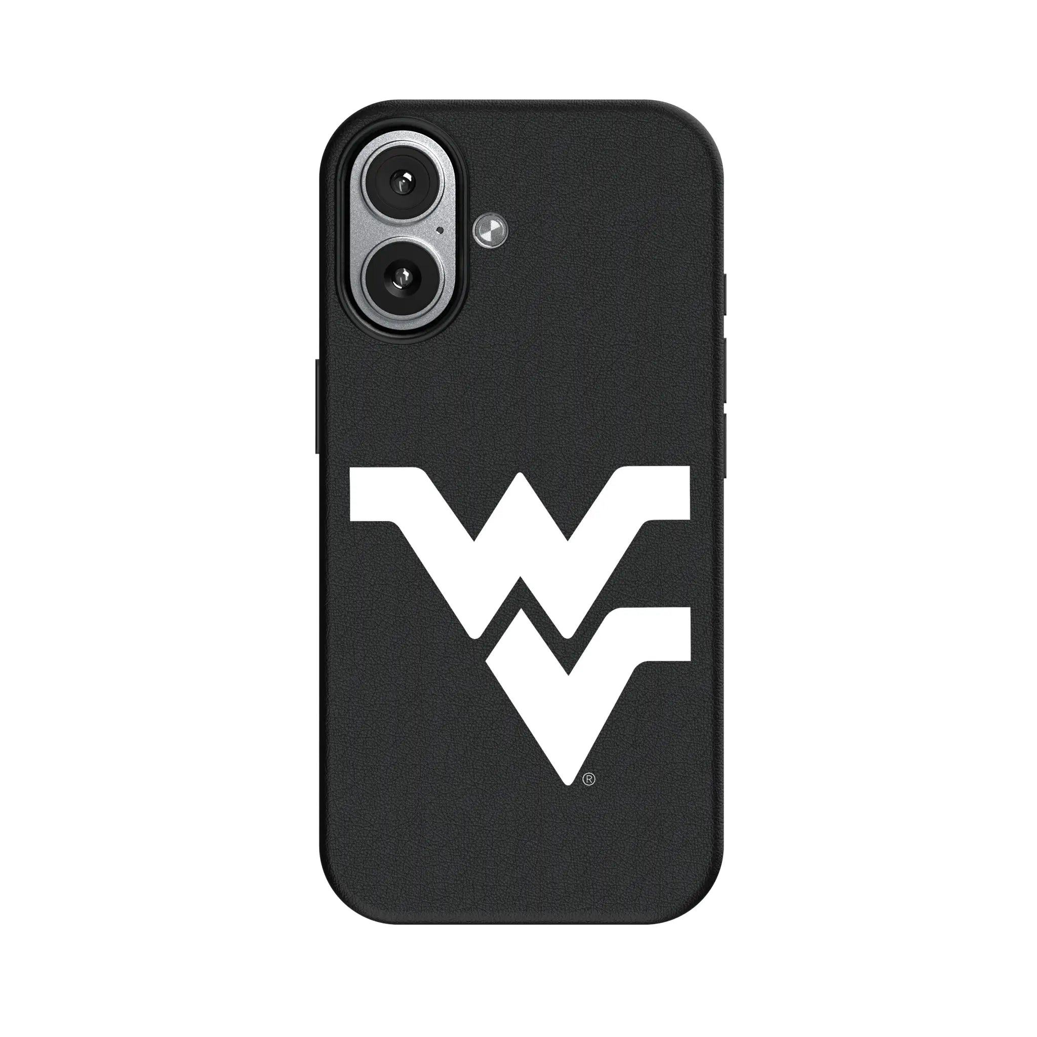 West Virginia University Mountaineers Text Backdrop MagSafe Compatible Phone Case for Apple iPhone