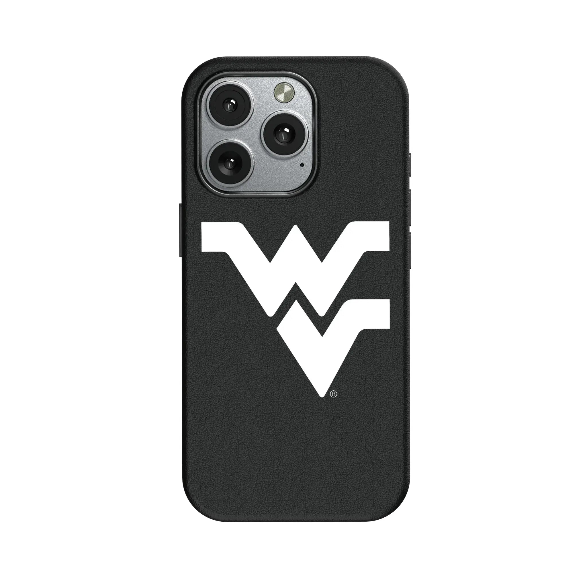 West Virginia University Mountaineers Text Backdrop MagSafe Compatible Phone Case for Apple iPhone