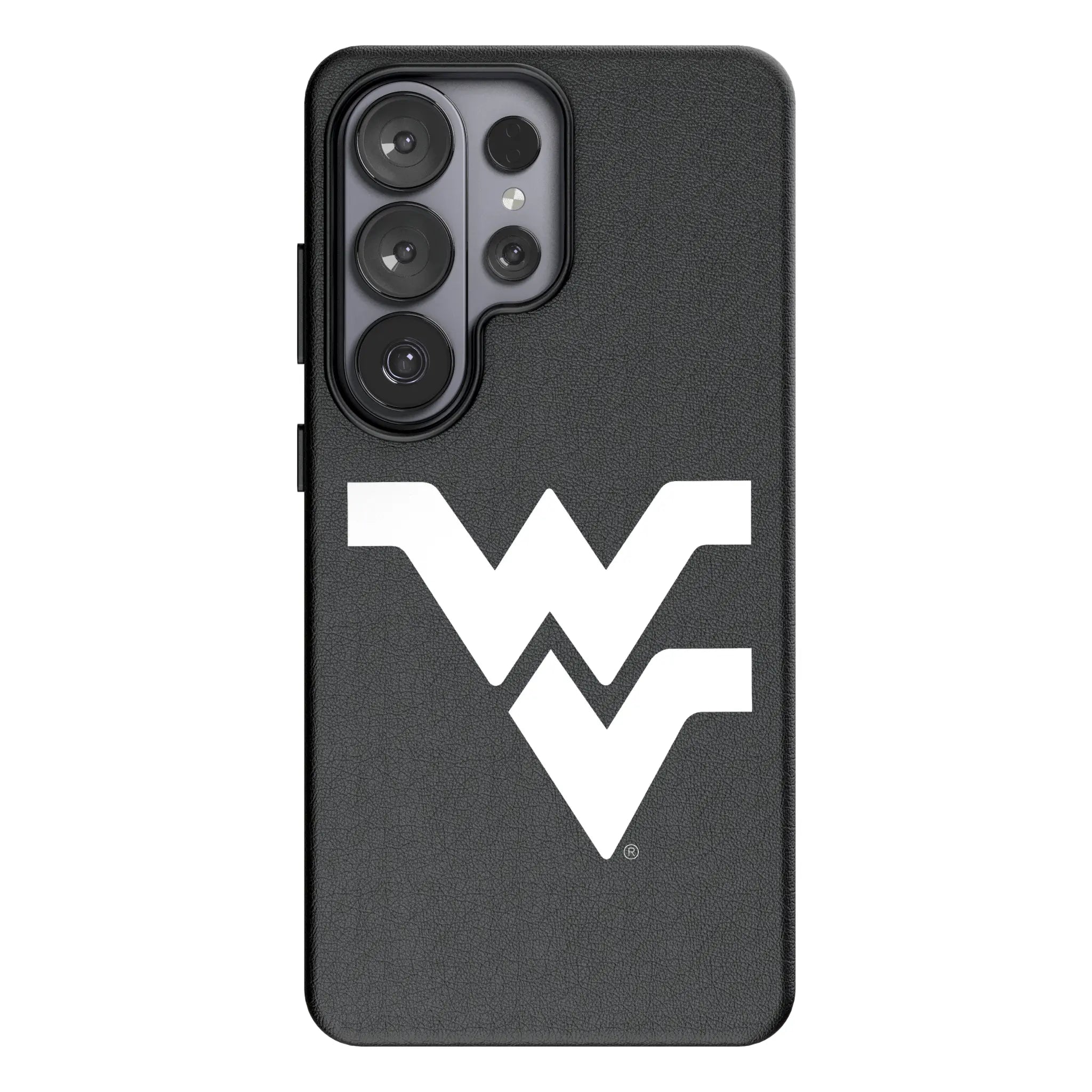 West Virginia University Mountaineers Text Backdrop MagSafe Compatible Phone Case for Samsung Galaxy