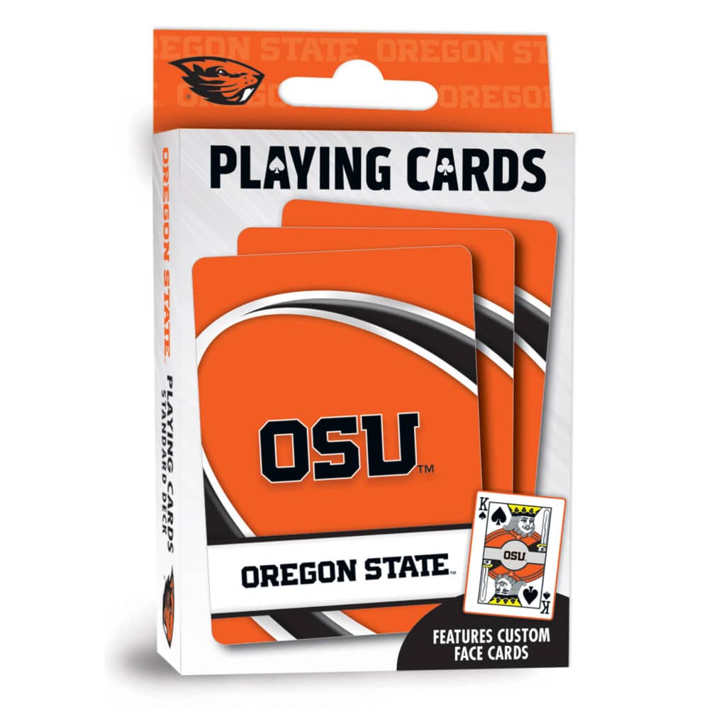 Oregon State Beavers 54-Card Deck Playing Cards - Sports Gifts, Sports Memorabilia, Sports Collectibles, Fan Shop