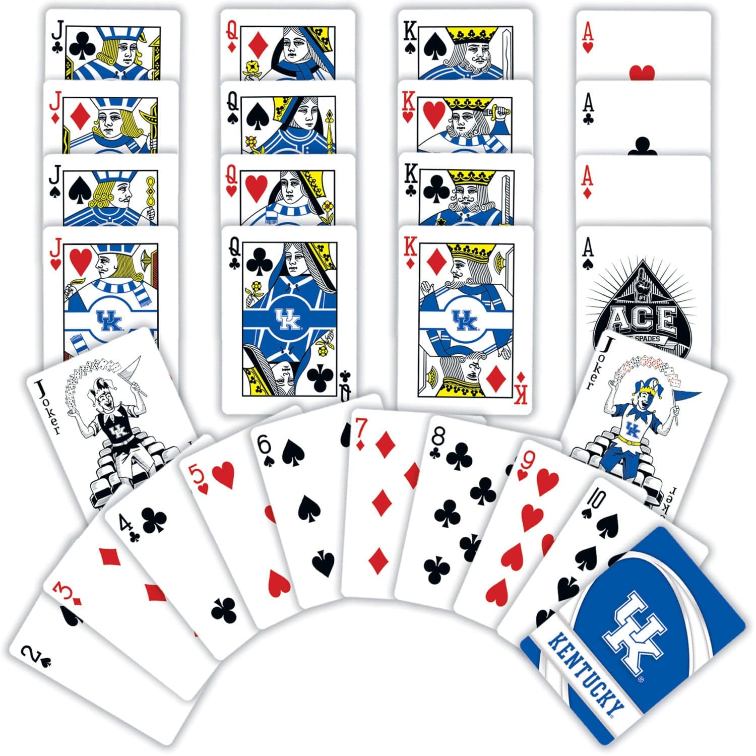 Kentucky Wildcats 54-Card Deck - Official Playing Cards - Sports Gifts, Sports Memorabilia, Sports Collectibles, Fan Shop