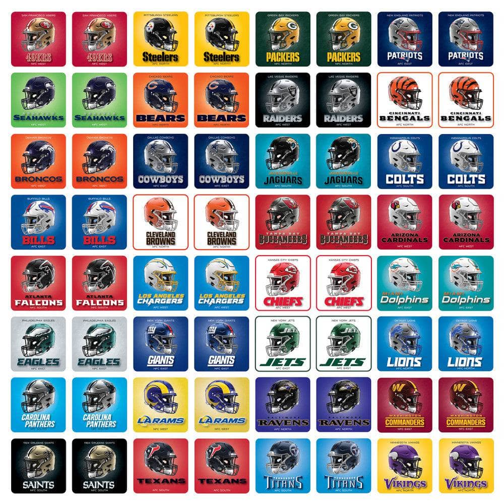 NFL League Matching Game - Sports Gifts, Sports Memorabilia, Sports Collectibles, Fan Shop