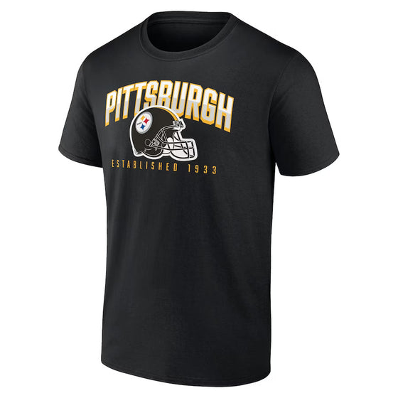 Pittsburgh Steelers Fanatics  T-Shirt - Blk - 757 Sports Collectibles