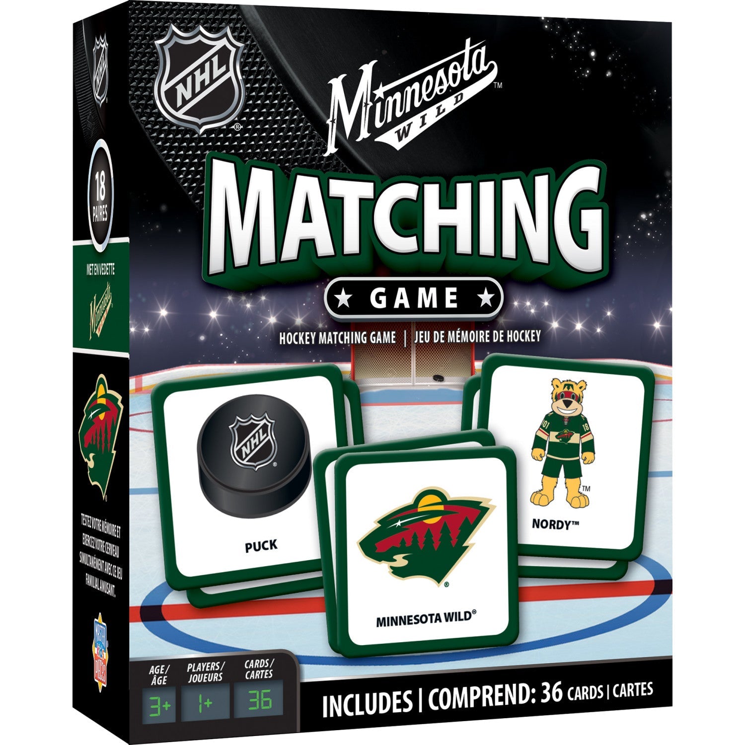 Minnesota Wild Matching Game - 757 Sports Collectibles