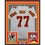Framed Autographed/Signed Willie Roaf 35x39 HOF 2012 Kansas City White Football Jersey Beckett BAS COA