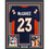 Framed Autographed/Signed Willis McGahee 35x39 Denver Blue Football Jersey JSA COA