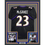 Framed Autographed/Signed Willis McGahee 35x39 Baltimore Black Football Jersey Beckett BAS COA