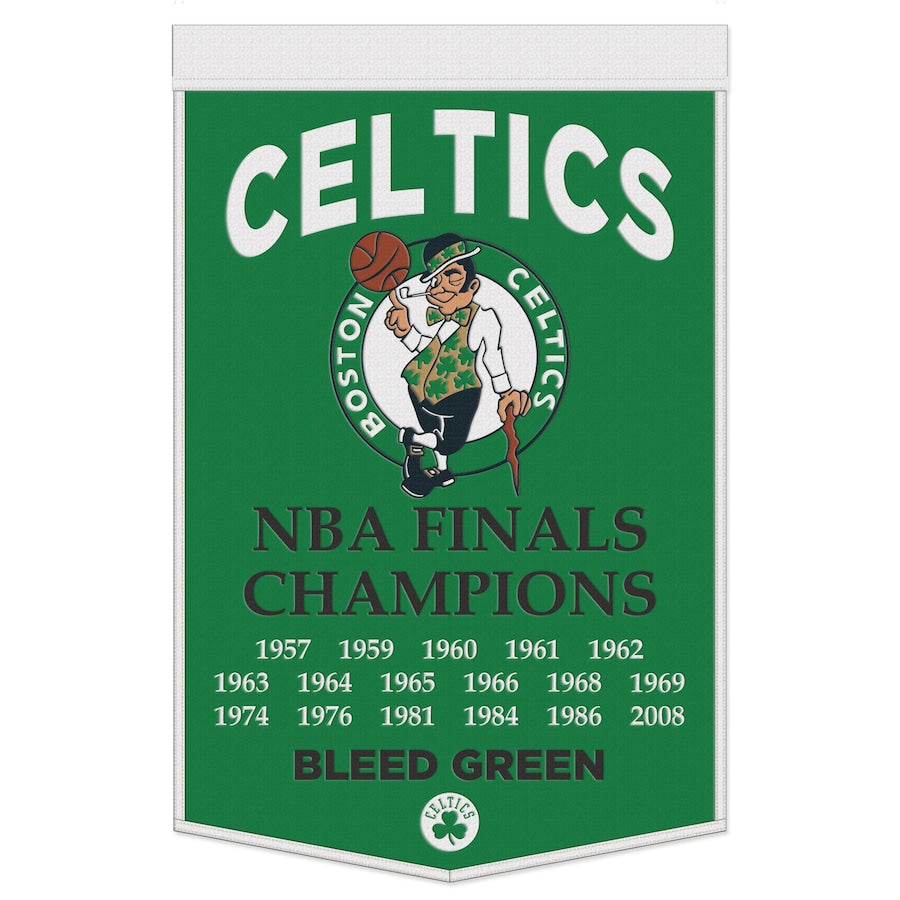 WinCraft Boston Celtics 24" x 38" Championship Banner - 757 Sports Collectibles