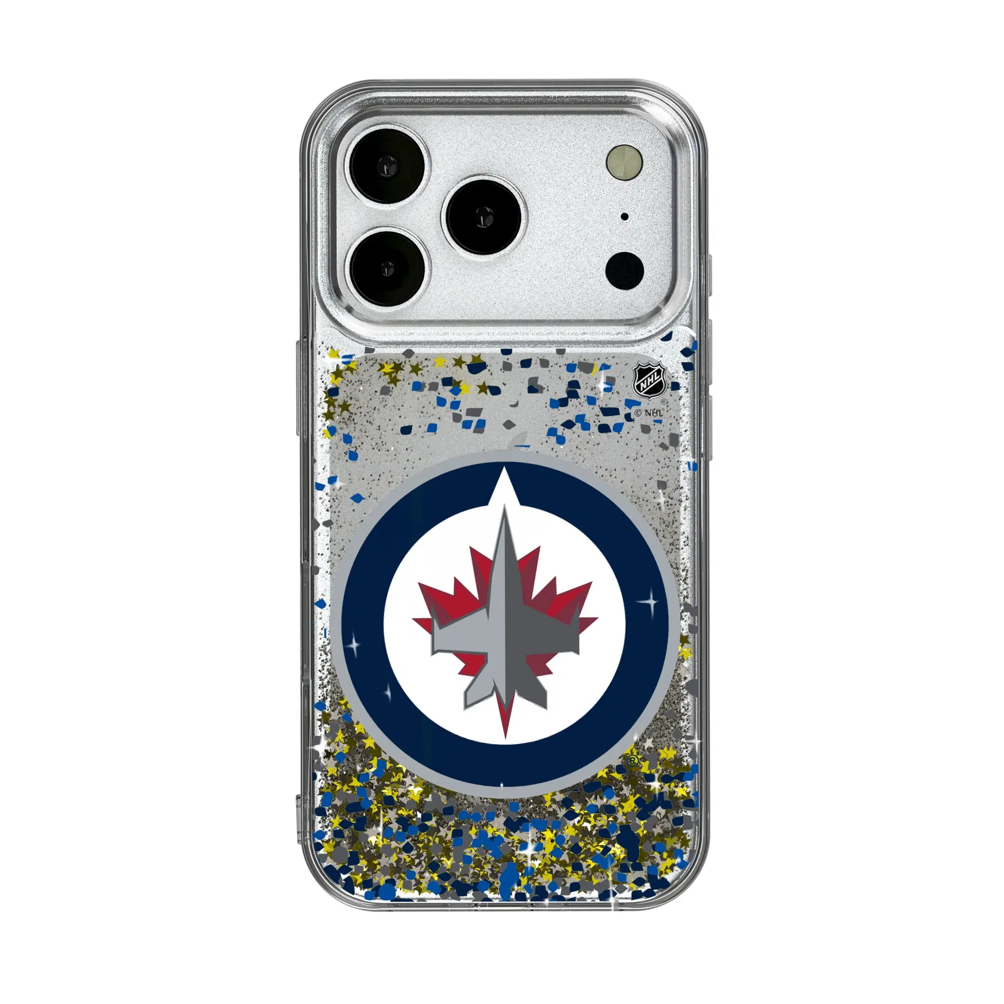 Winnipeg Jets Confetti Glitter Phone Case