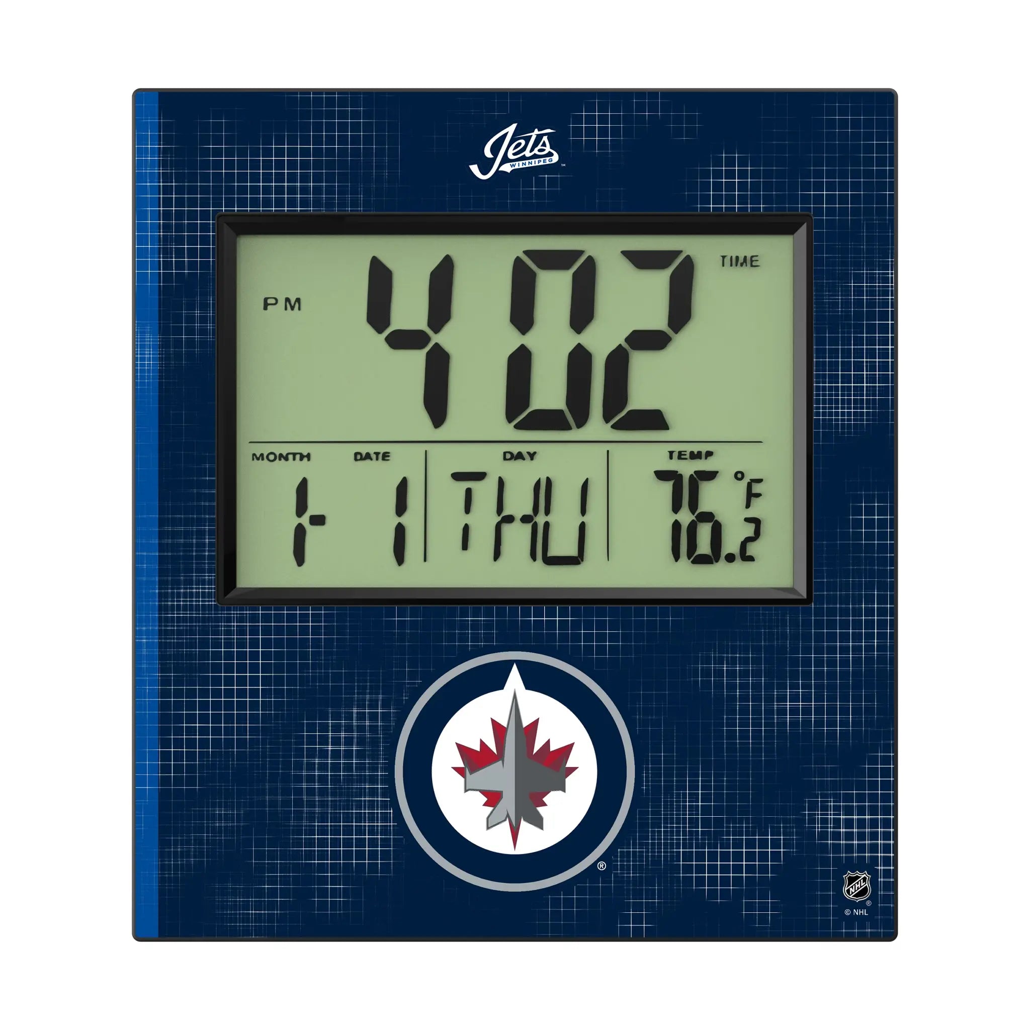 Winnipeg Jets Hatch Wall Clock