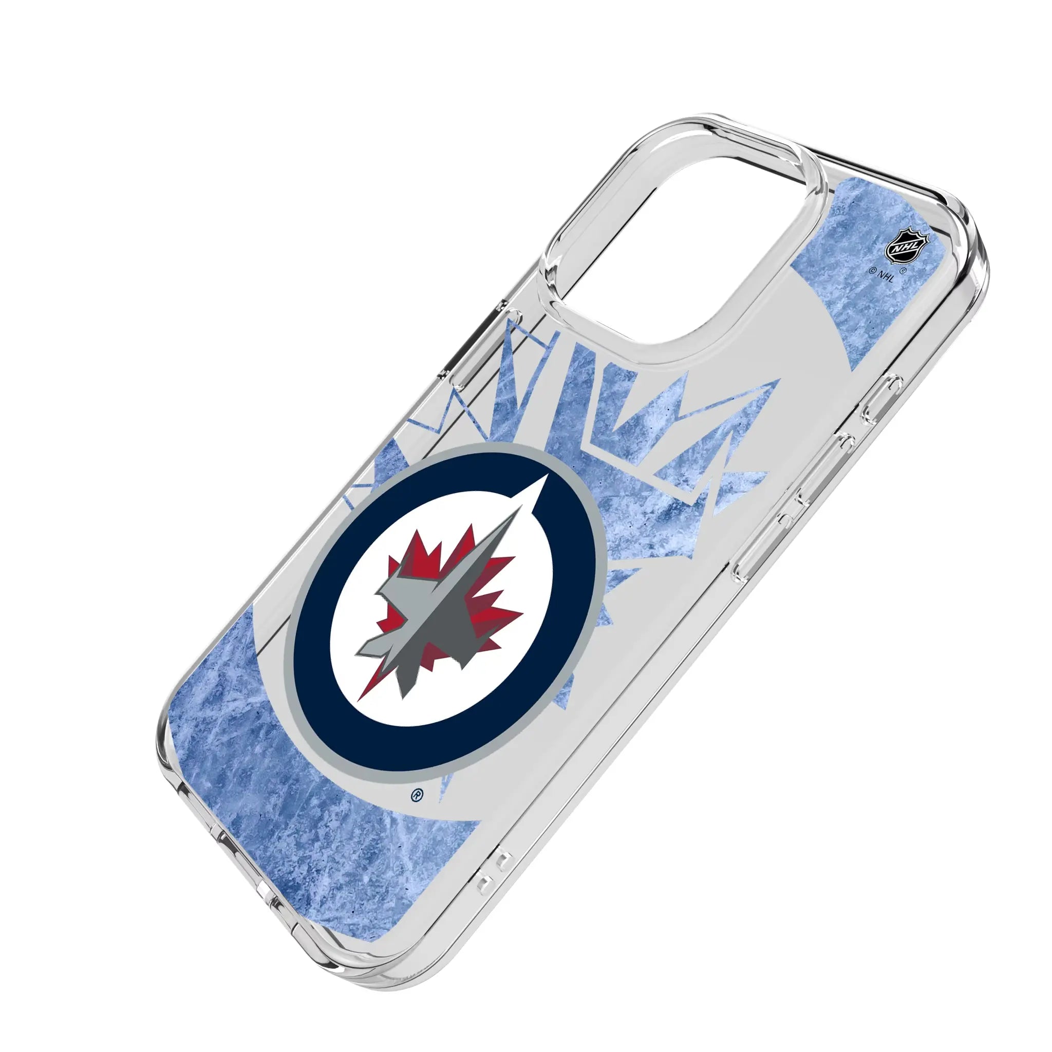 Winnipeg Jets Ice Tilt Clear Phone Case for Apple iPhone