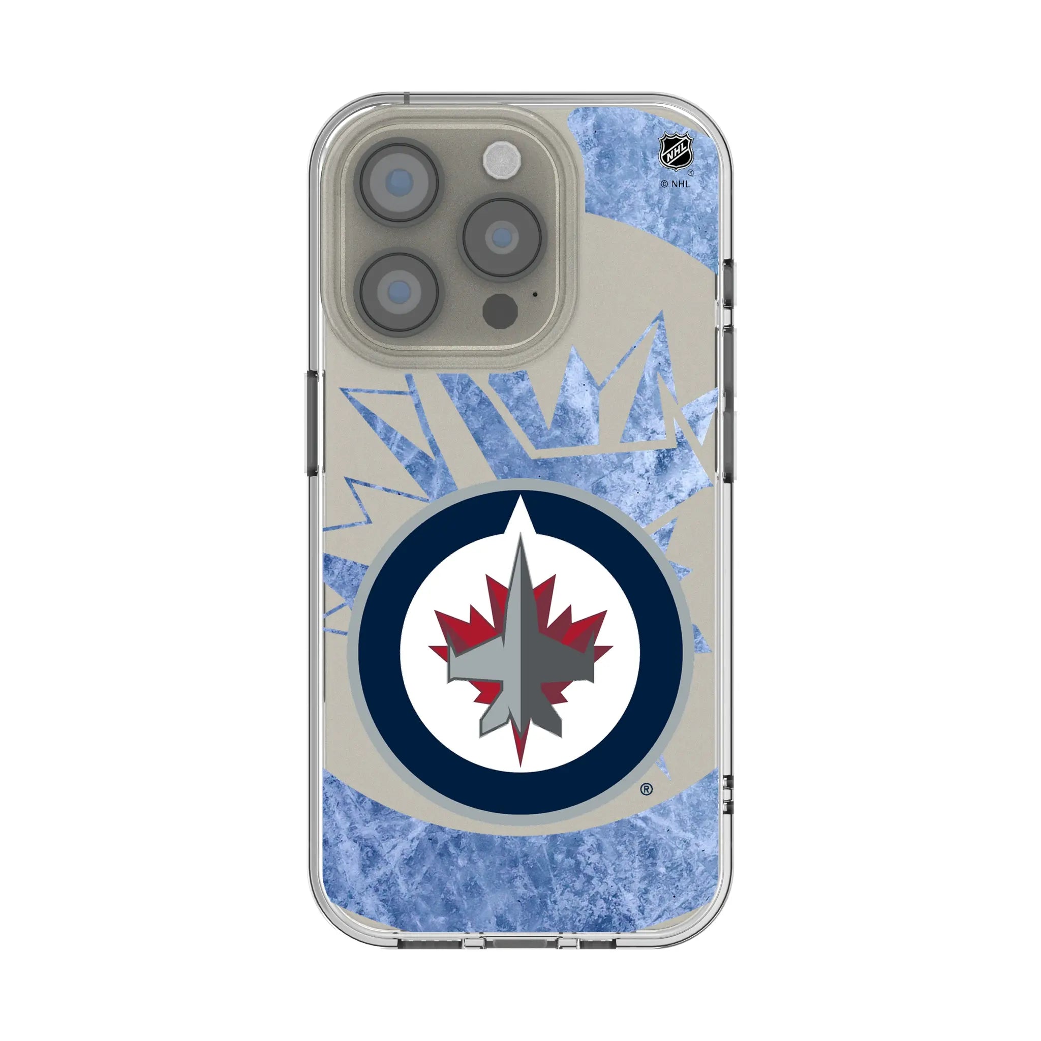 Winnipeg Jets Ice Tilt Clear Phone Case for Apple iPhone