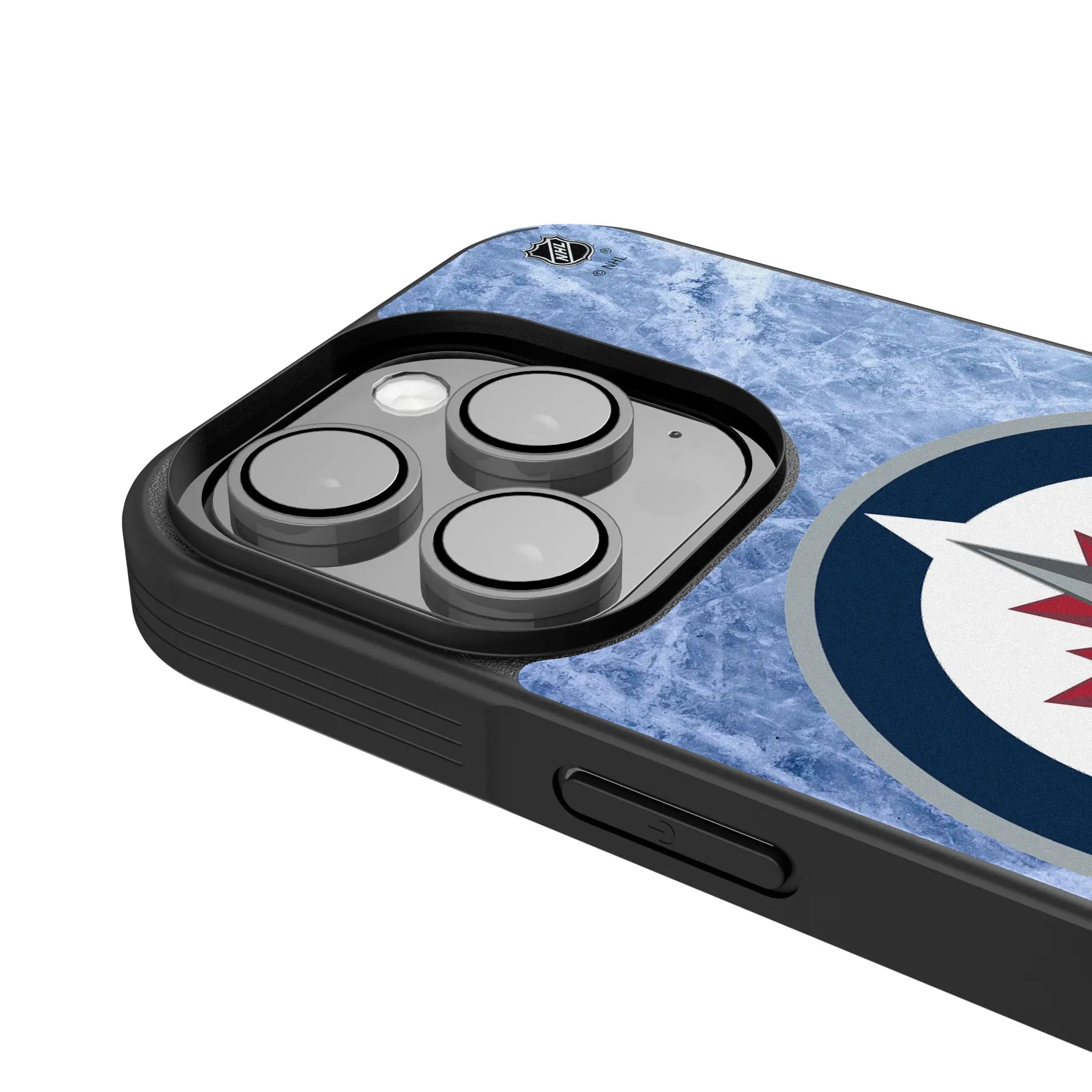 Winnipeg Jets Ice Wordmark Bump Phone Case