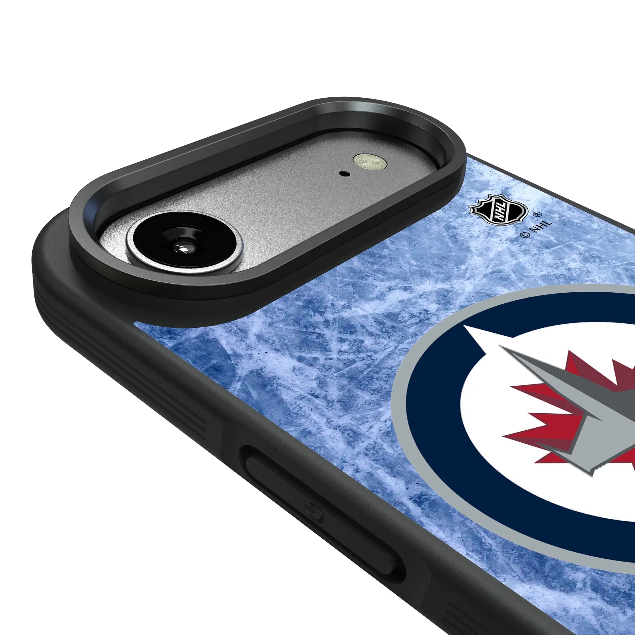 Winnipeg Jets Ice Wordmark Bump Phone Case