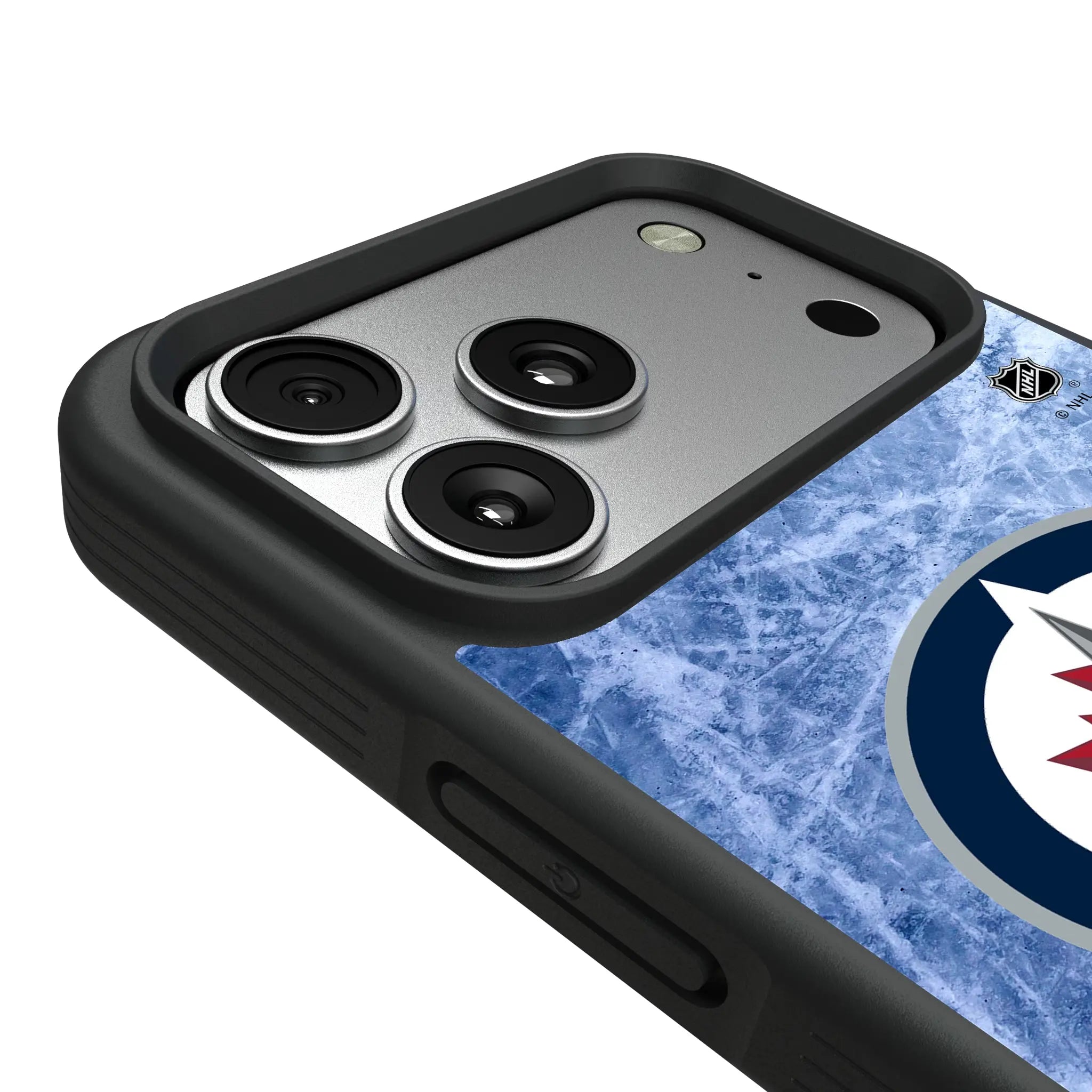 Winnipeg Jets Ice Wordmark Bump Phone Case