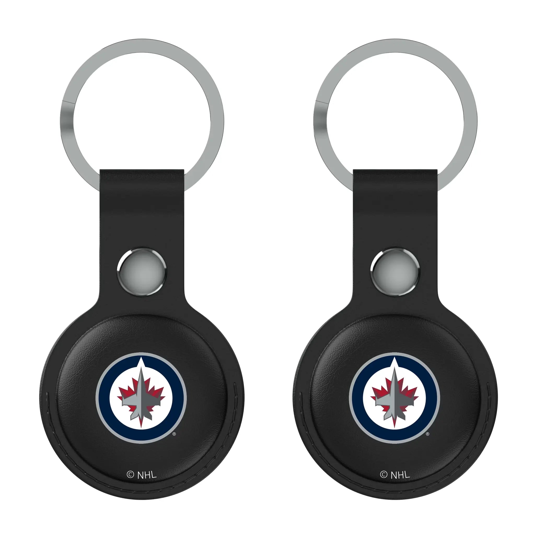 Winnipeg Jets Insignia Black Airtag Holder 2-Pack
