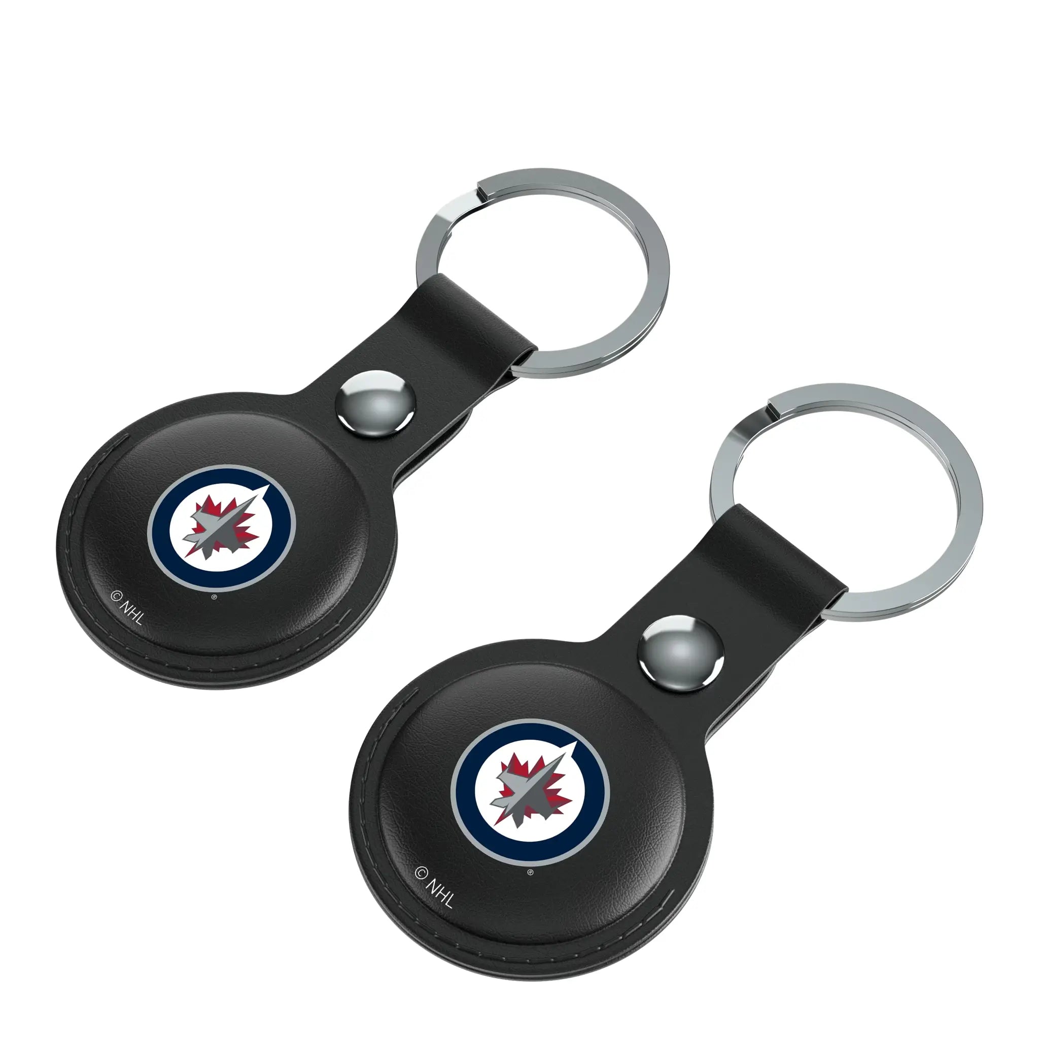Winnipeg Jets Insignia Black Airtag Holder 2-Pack