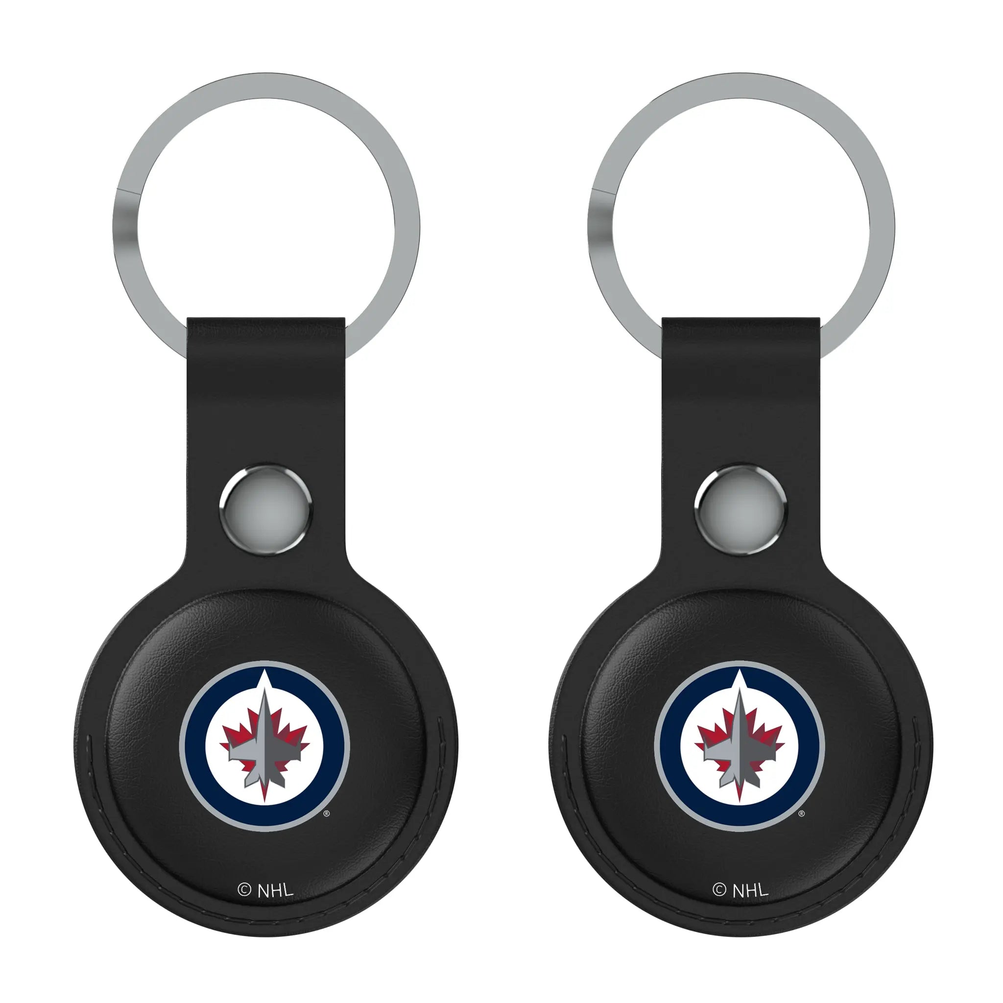 Winnipeg Jets Insignia Black Airtag Holder 2-Pack