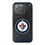 Winnipeg Jets Linen Bling Phone Case for Apple iPhone