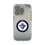 Winnipeg Jets Linen Clear Phone Case for Apple iPhone