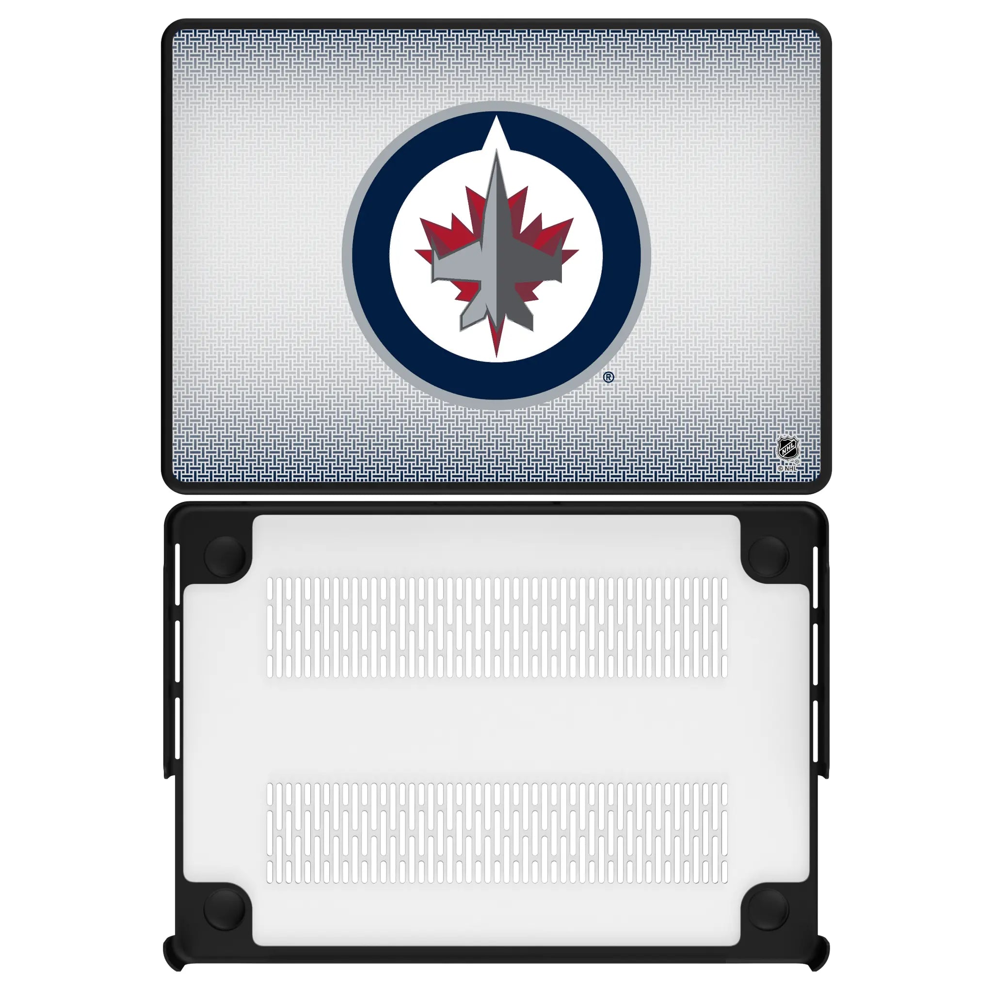 Winnipeg Jets Linen Laptop Case for Apple MacBook