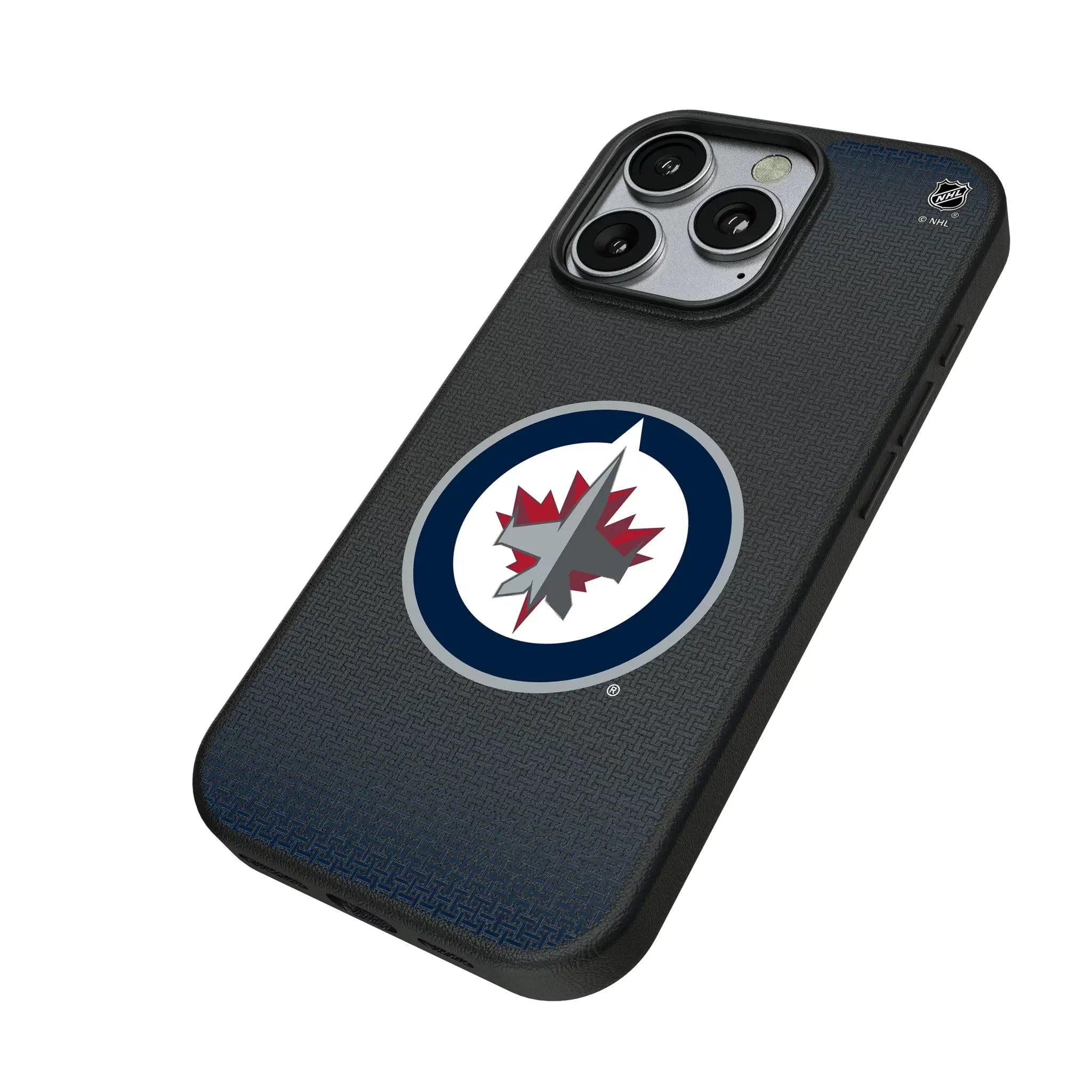Winnipeg Jets Linen MagSafe Compatible Phone Case for Apple iPhone