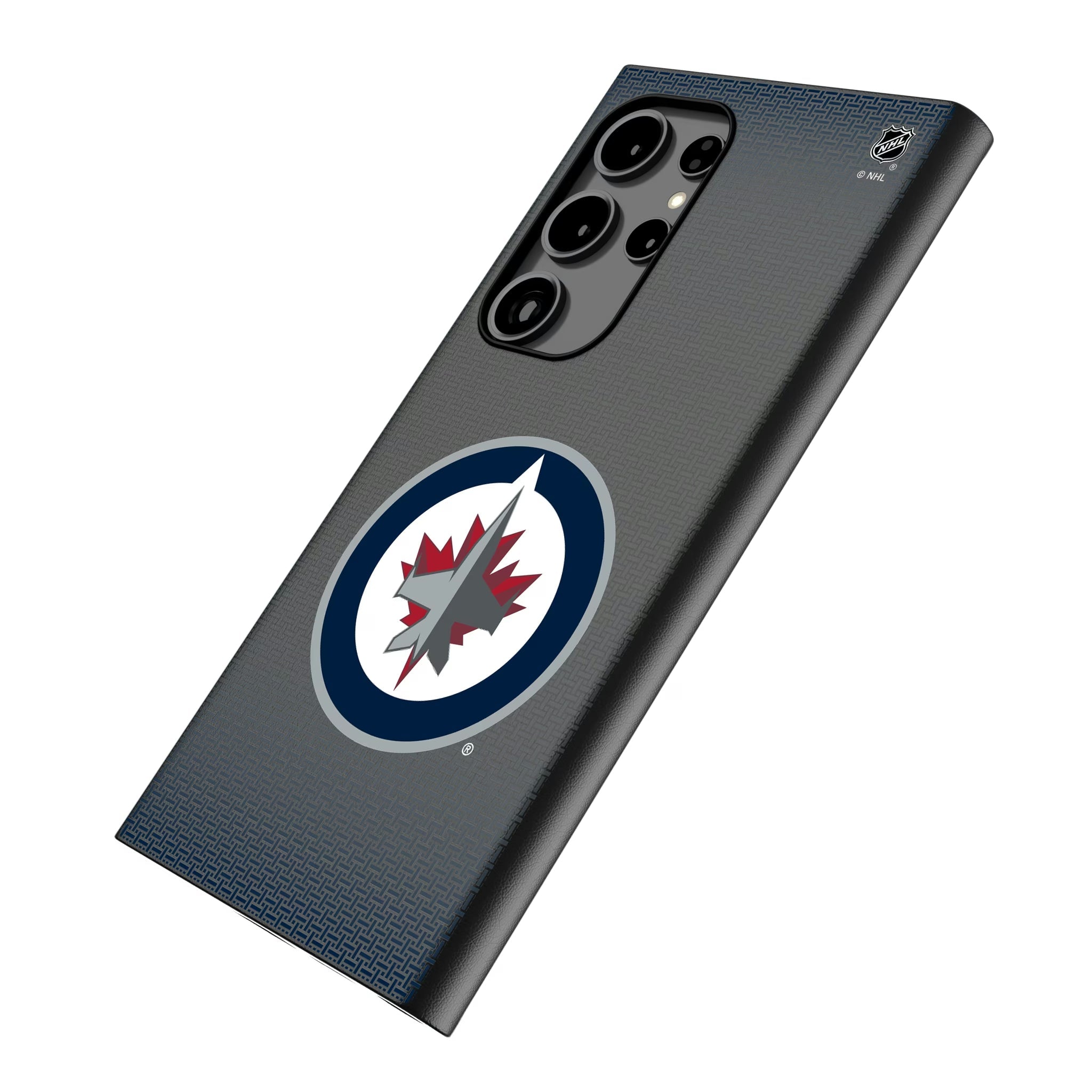 Winnipeg Jets Linen MagSafe Compatible Phone Case for Samsung Galaxy