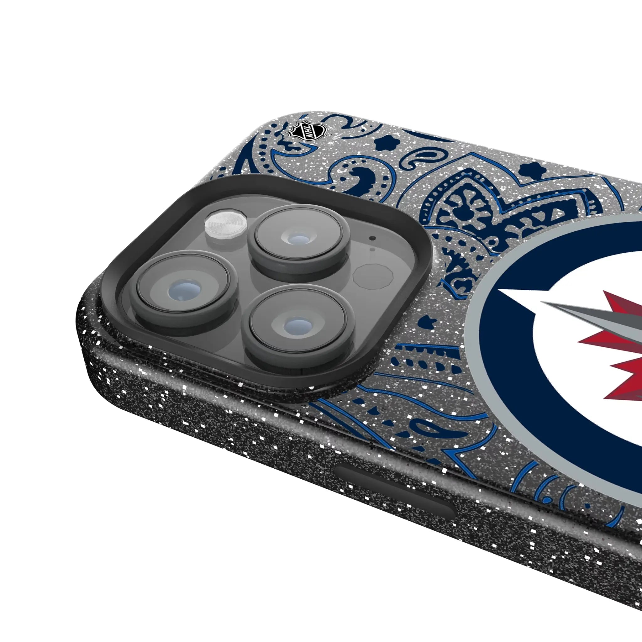 Winnipeg Jets Paisley Bling Phone Case